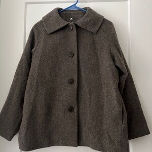 Muji Wool Blend Coat Size S
